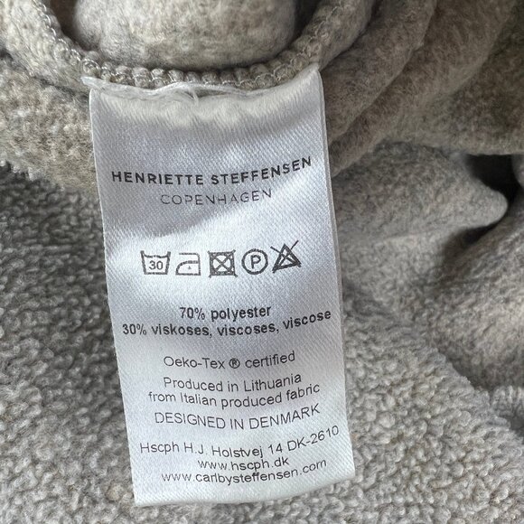 Henriette Steffensen Copenhagen Fleece Sweater Tunic Top Blouse Scandinavian XL - Picture 6 of 15
